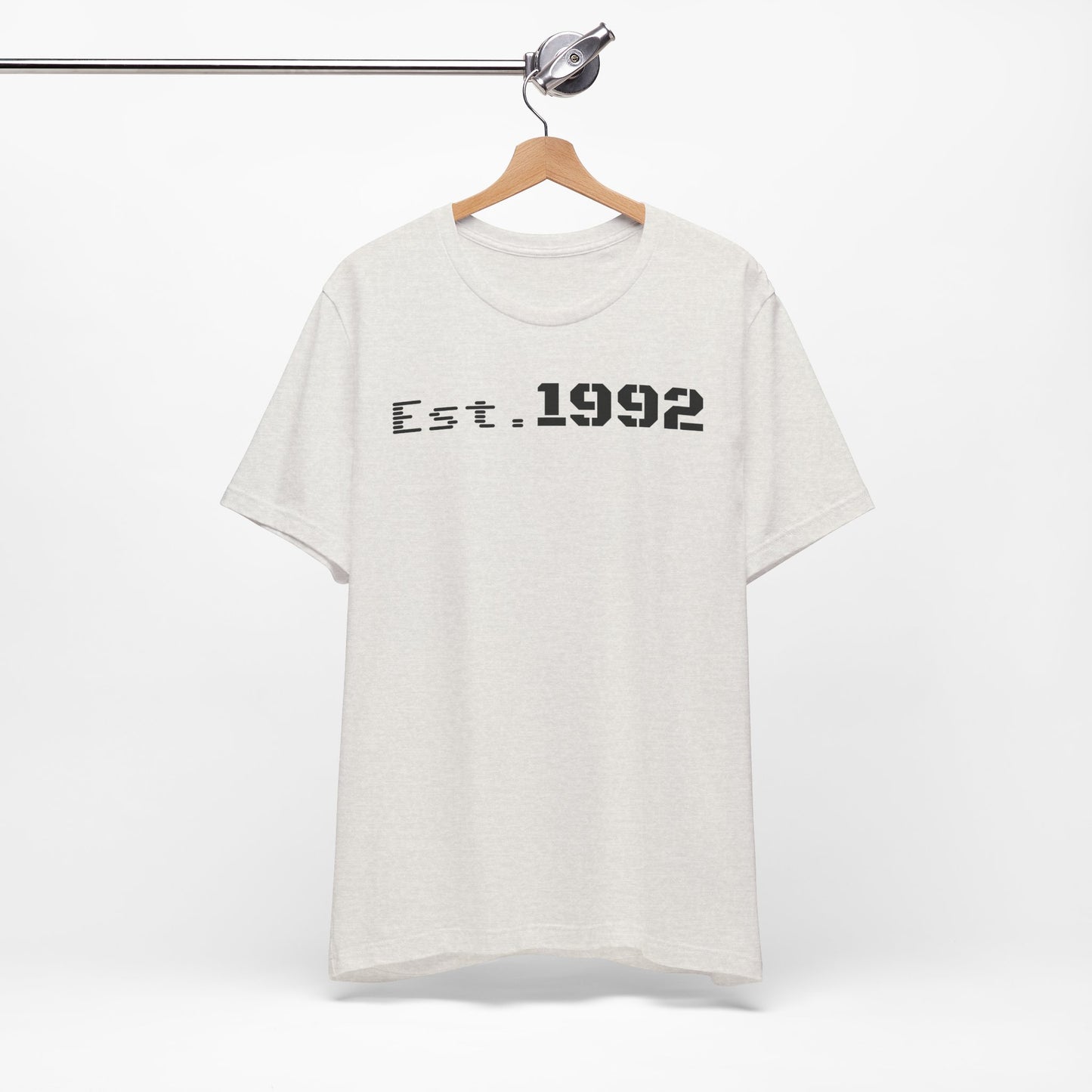 Est. 1992 Unisex Jersey Tee - Retro Birthday Gift, Casual Wear, Cool Vintage T-Shirt, Gift for Him, Gift for Her - TRV