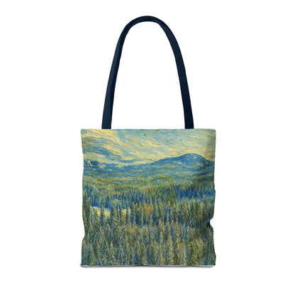 Nature-Inspired Tote Bag, Eco-Friendly Carryall, Bohemian Style Purse, Art Tote, Great Gift for Nature Lovers, Shopping Bag, Travel [...] - TRV