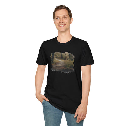 Nature-Inspired Unisex Softstyle T-Shirt, Eco-Friendly Fashion, Outdoor Lover Tee, Gift for Nature Enthusiasts, Casual Everyday Wear