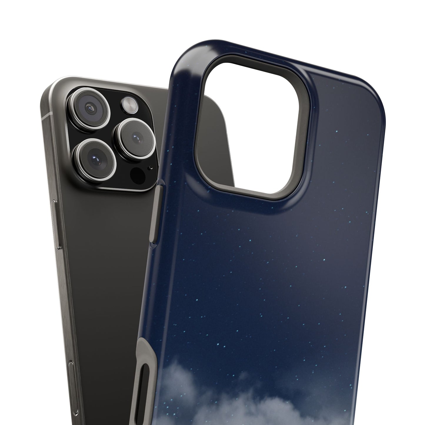 Night Sky Magnetic Impact-Resistant Phone Case — Foggy Cloud Design