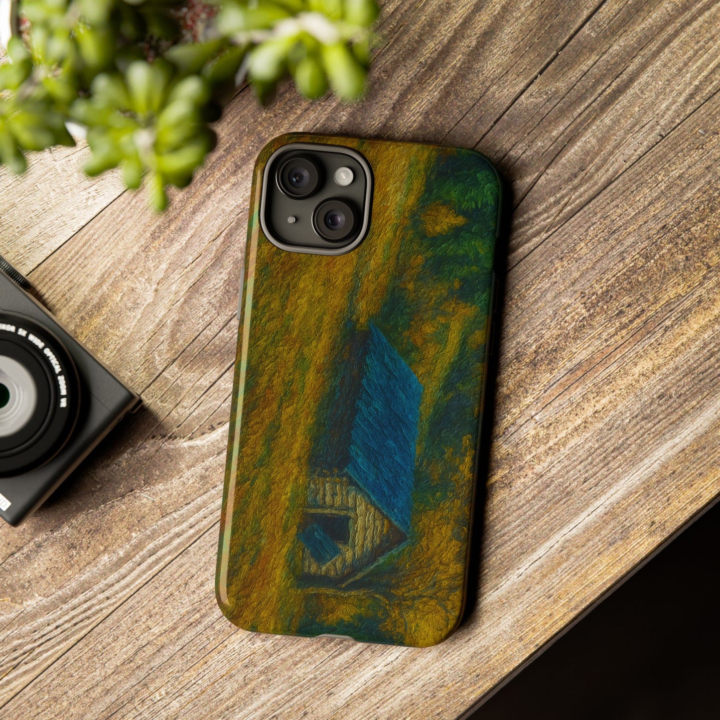 Artistic Phone Case by Tough Cases, Nature-Inspired Phone Protection, Unique Gift for Nature Lovers, Stylish Accessory, Fall Aesthetic - TRV