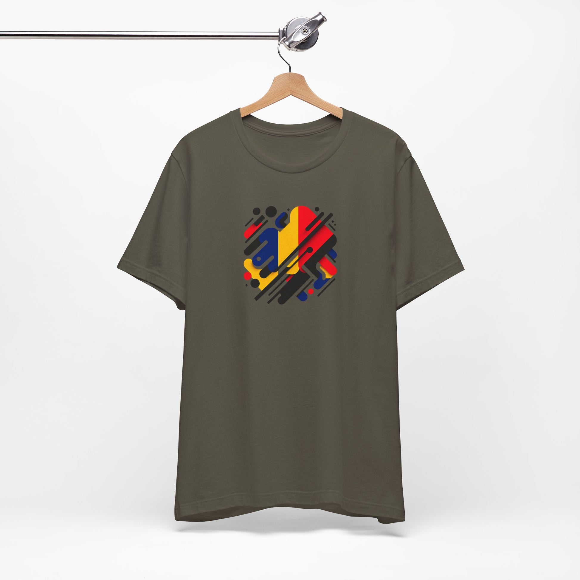 Artistic Heart Unisex Jersey Tee - Vibrant Graphic Tee, Casual Wear, Gift for Art Lovers, Birthday Surprise, Everyday Comfort - TRV