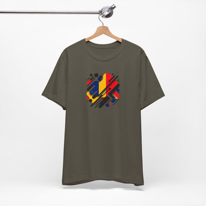 Artistic Heart Unisex Jersey Tee - Vibrant Graphic Tee, Casual Wear, Gift for Art Lovers, Birthday Surprise, Everyday Comfort - TRV