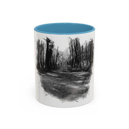 Moody Abstract Forest Coffee Mug | Unique Gift for Nature Lovers, Cozy Home Decor, Perfect for Coffee, Tea, and Hot Chocolate - TRV