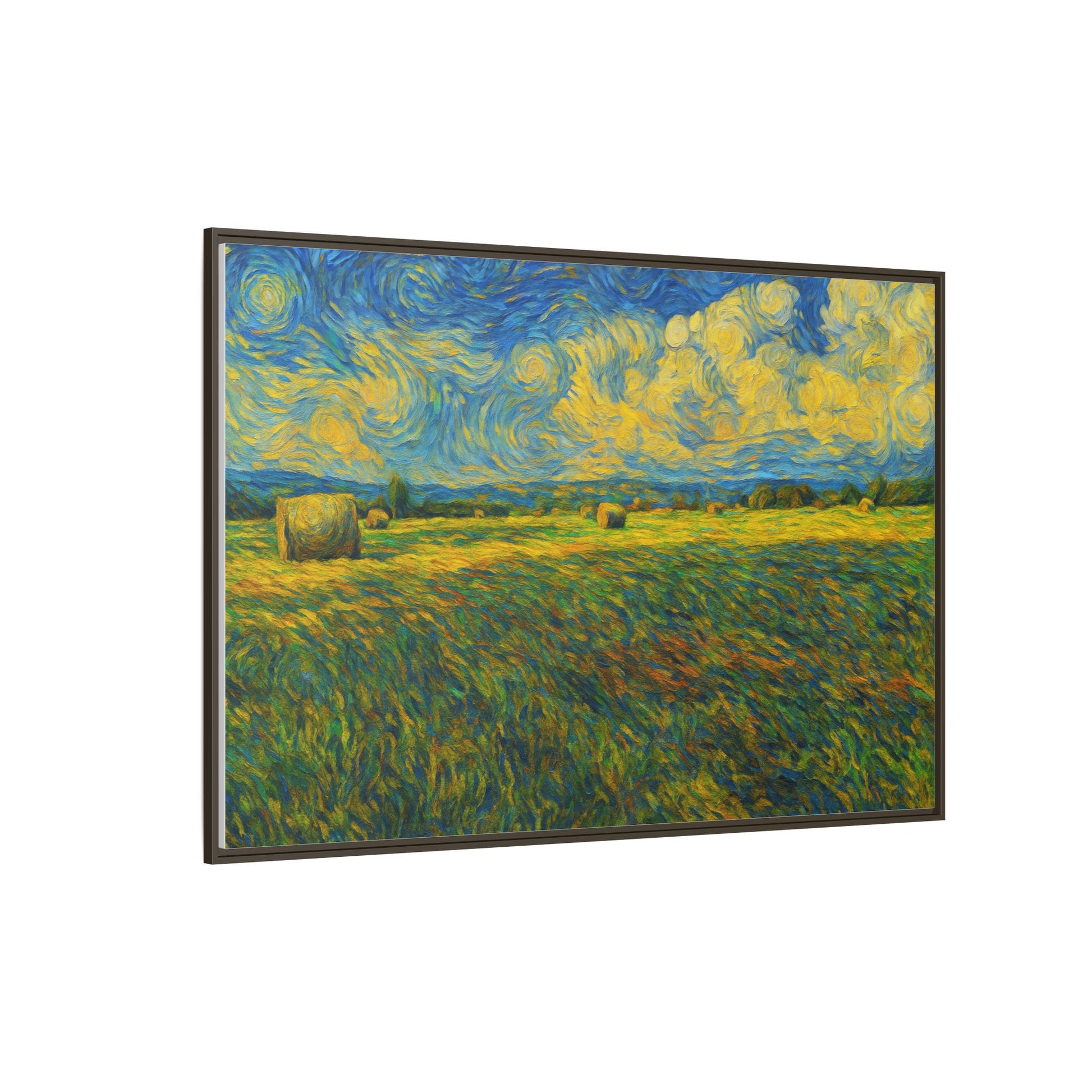 Landscape Matte Canvas, Framed (Multi-color) - TRV