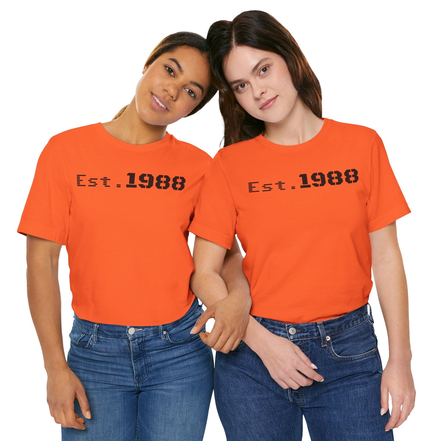 Est. 1988 Unisex Jersey Tee, Vintage Birthday Shirt, Casual Everyday Wear, Gift for Him or Her, Anniversary Celebration Tee