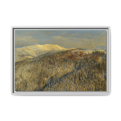 Framed Mountain Canvas Art, Perfect for Home Decor, Nature Wall Art, Gift for Nature Lovers, Cozy Atmosphere - TRV