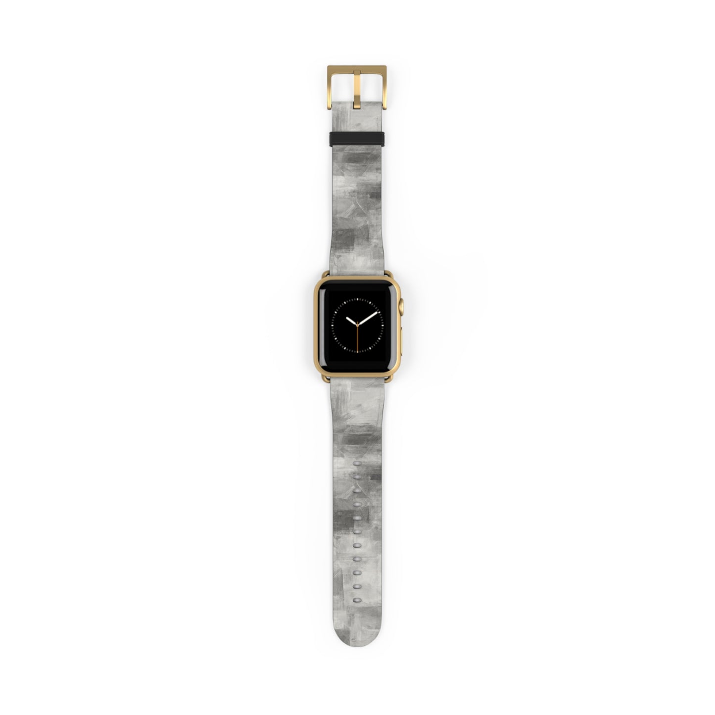 Gray Watercolor Camouflage Watch Band | Neutral Abstract Apple Watch Strap - TRV