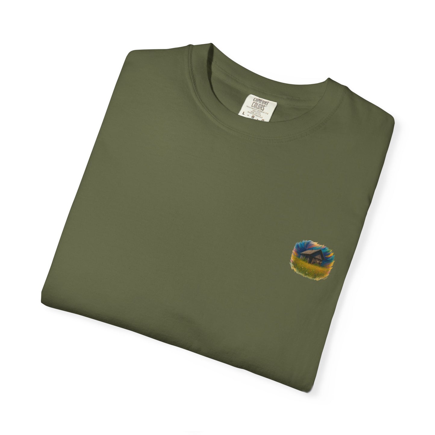 Rustic Landscape T-shirt | Relaxed Fit Tee, Casual Wear, Nature Lover Gift, Summer Outing Top, Eco-Friendly Apparel - TRV