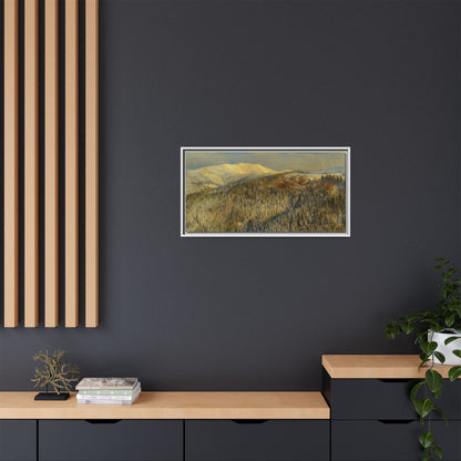 Framed Mountain Canvas Art, Perfect for Home Decor, Nature Wall Art, Gift for Nature Lovers, Cozy Atmosphere - TRV