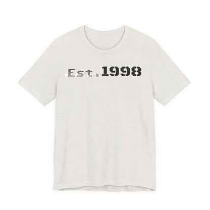 Vintage Est. 1998 Tee - Retro Unisex Shirt for Birthdays, Gifts, Everyday Wear, Casual Style, Nostalgia - TRV