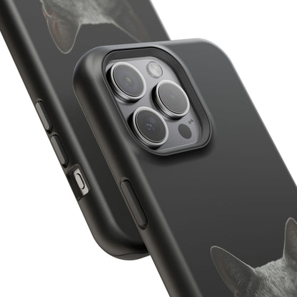 Russian Blue Cat Phone Case — Magnetic Impact-Resistant iPhone Cover