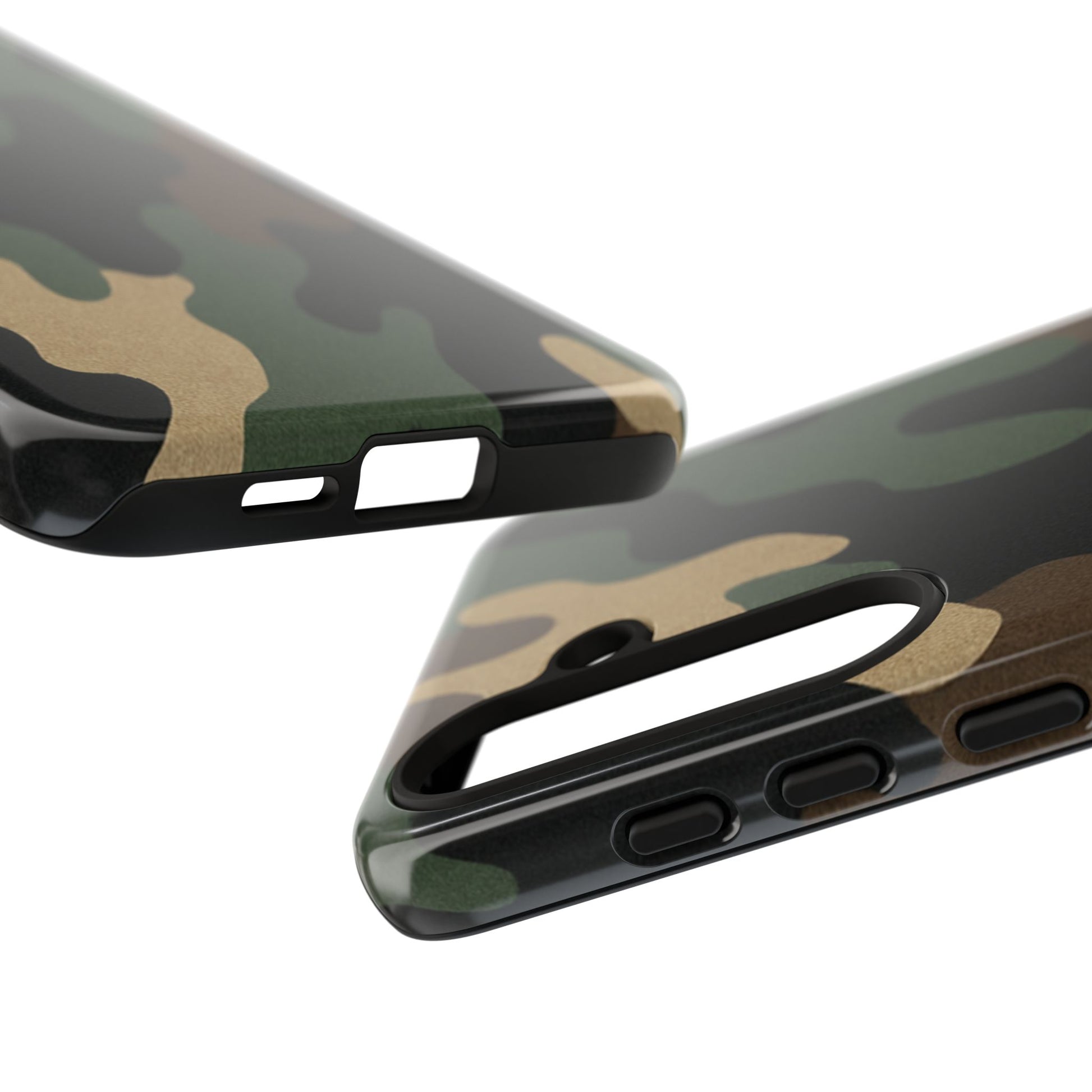 Camouflage Phone Case, Tough Phone Cover, Military Style Accessory, Protective Case for Men, Gifts for Soldiers - TRV