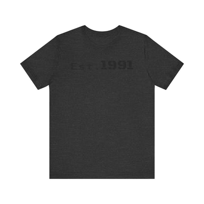 Established 1991 Unisex Jersey Tee | Vintage Anniversary Gift | Casual Wear, Birthday Shirt, Retro Style, Statement Tee, Gift for Him/Her - TRV