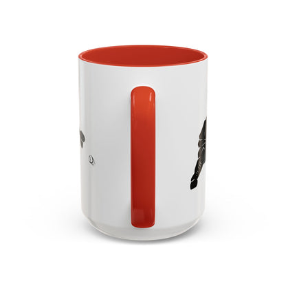 Baseball Catcher Coffee Mug, Sports Gift for Coaches, Black Accent Mug for Fans, Perfect for Birthdays & Celebrations, Unique Cup - TRV