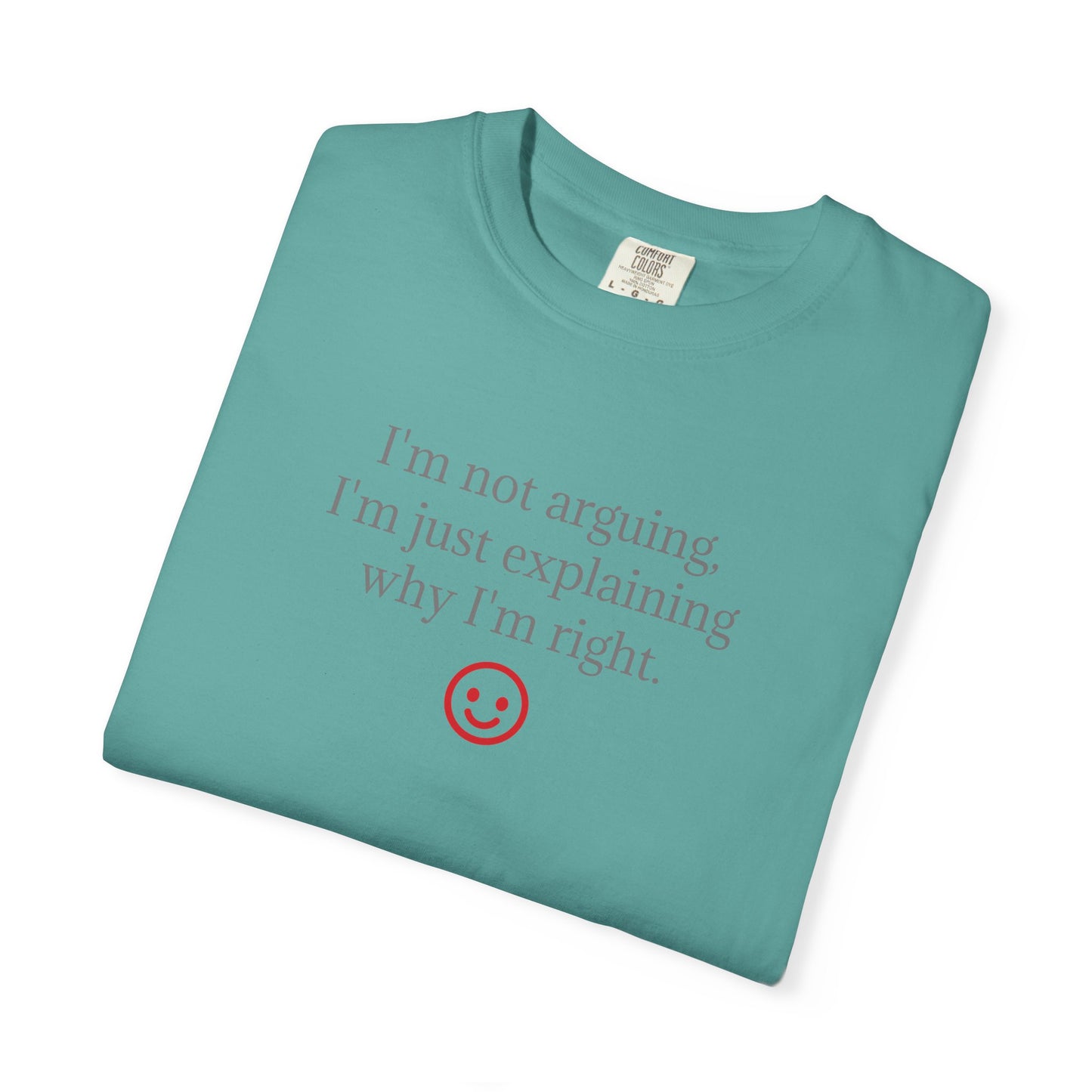 I'm Not Arguing I'm Just Explaining Why I'm Right T-shirt | Funny Quote Tee