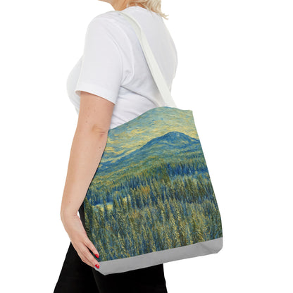 Nature-Inspired Tote Bag, Eco-Friendly Carryall, Bohemian Style Purse, Art Tote, Great Gift for Nature Lovers, Shopping Bag, Travel [...] - TRV