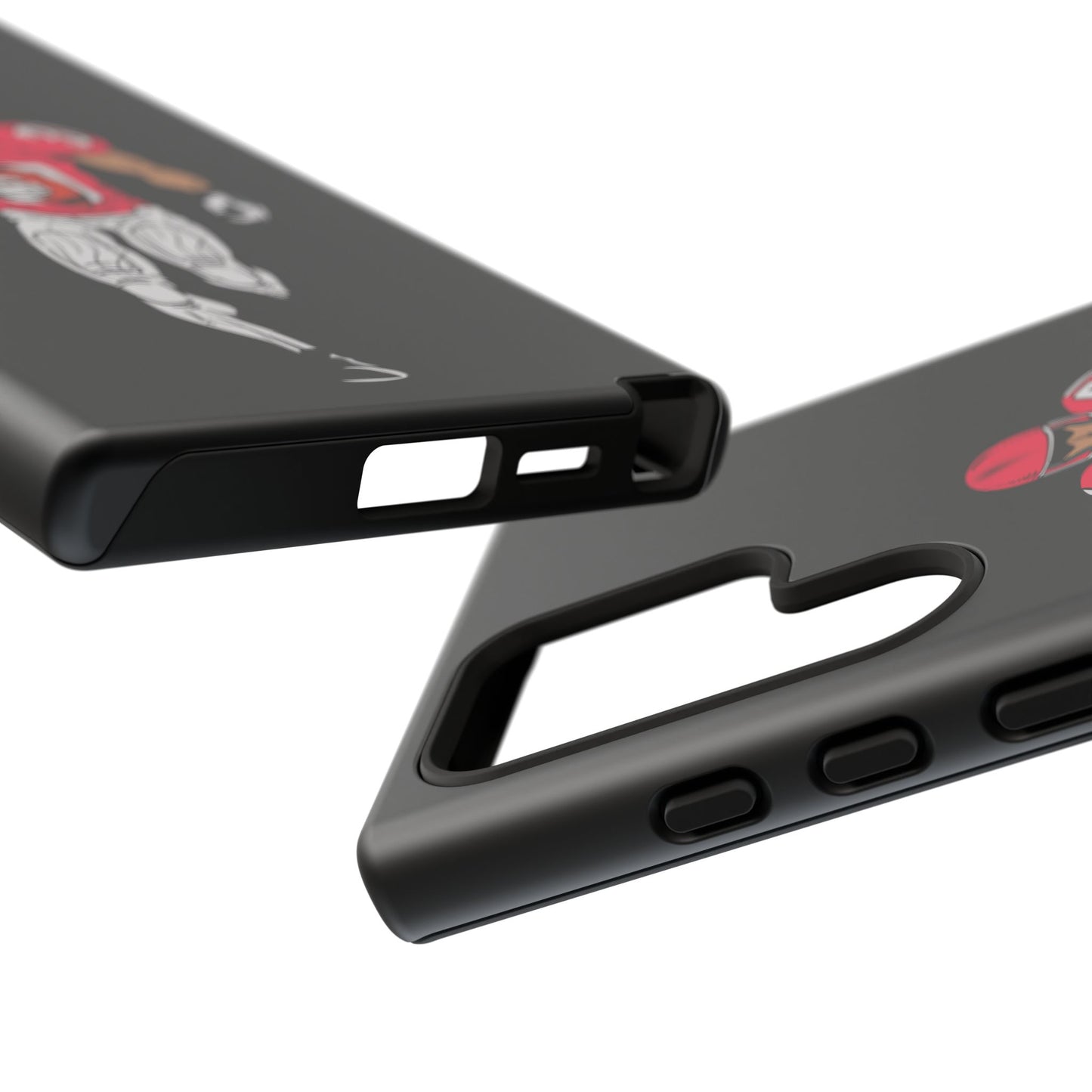 Football Player Tough Phone Case – Protective Black Sports iPhone Case