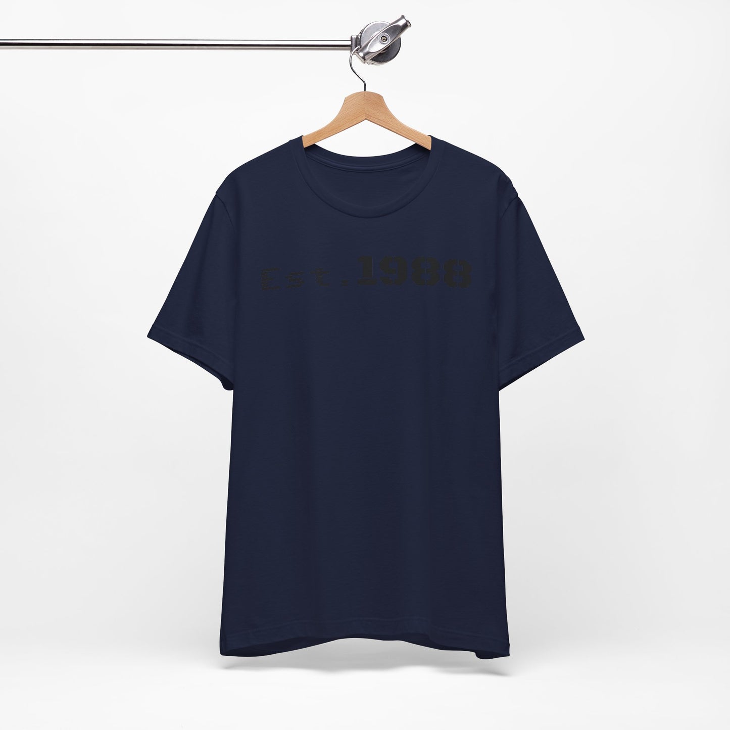 Est. 1988 Unisex Jersey Tee, Vintage Birthday Shirt, Casual Everyday Wear, Gift for Him or Her, Anniversary Celebration Tee