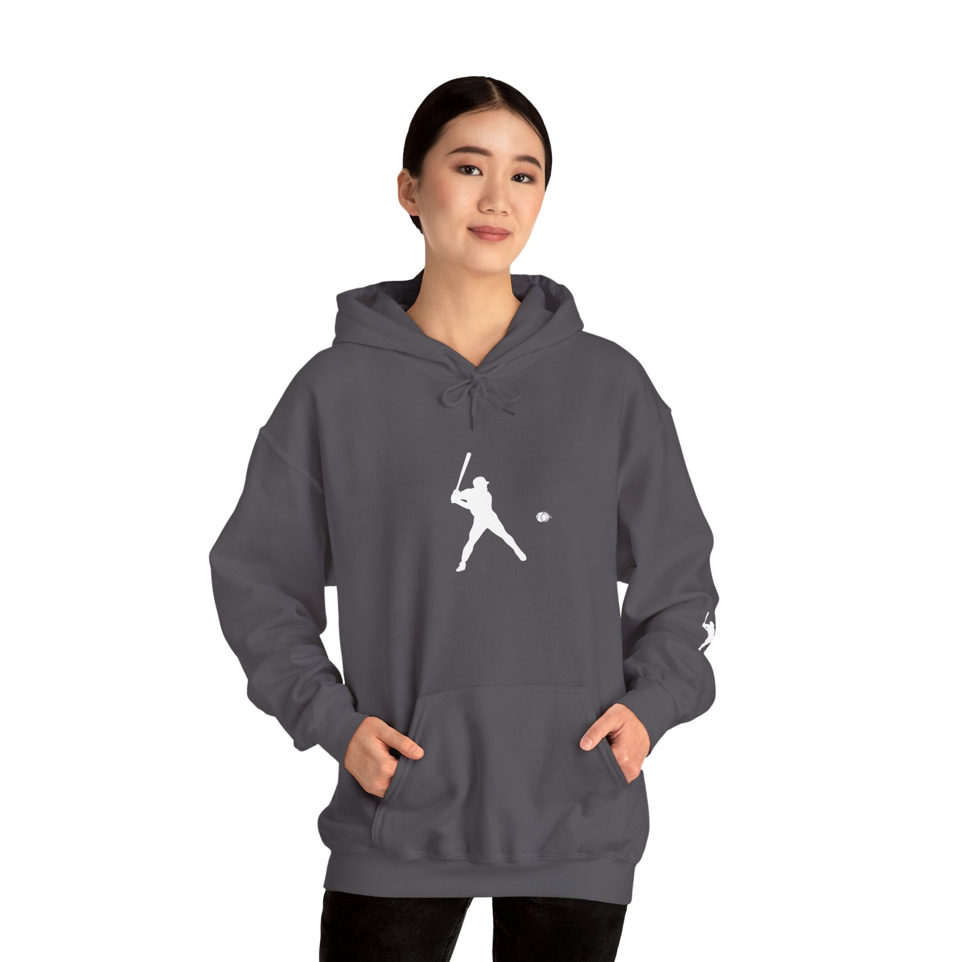 Sporty Unisex Baseball Hooded Sweatshirt, Casual Hoodie for Athletes, Perfect for Gifts, Comfy Streetwear, Ideal for Sports Events, Personal Use - TRV