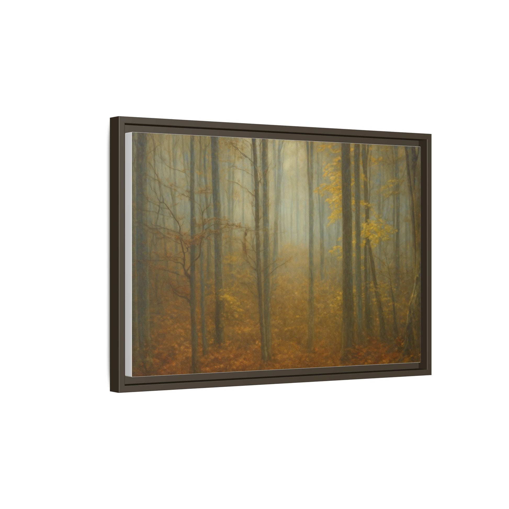 Framed Matte Canvas Art | Serenity in the Forest | Nature Wall Decor, Home Gallery, Cozy Living Room, Gift for Nature Lovers - TRV
