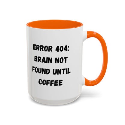 Error 404 Coffee Mug - Perfect for Your Daily Brew, Gift for Programmers, Humor for Coffee Lovers, Office Desk Decor, Nerdy Kitchenware