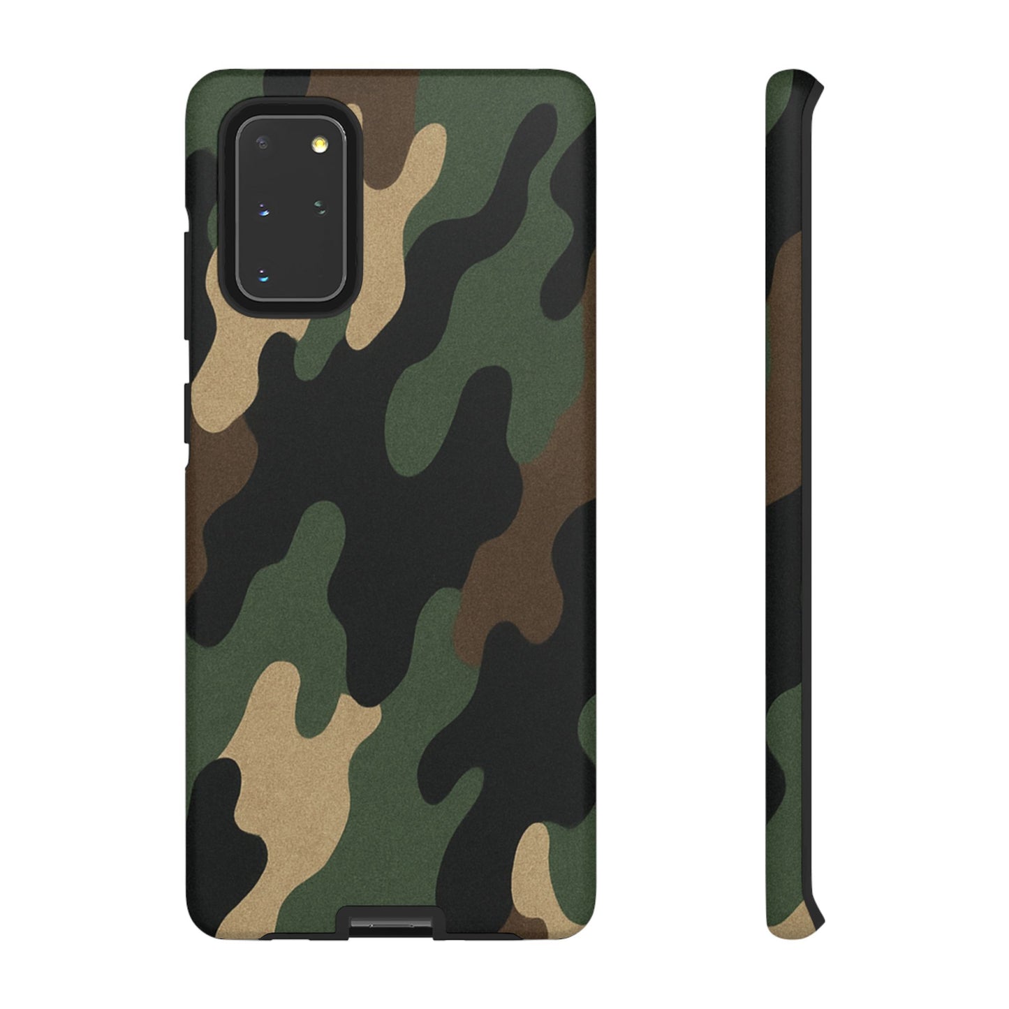 Camouflage Phone Case, Tough Phone Cover, Military Style Accessory, Protective Case for Men, Gifts for Soldiers - TRV