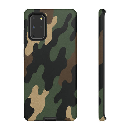 Camouflage Phone Case, Tough Phone Cover, Military Style Accessory, Protective Case for Men, Gifts for Soldiers - TRV