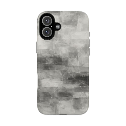 Stylish Phone Case for Tough Protection, Marble Grey Design, Customizable Gift for Her, Unisex Mobile Accessory, Birthday Present, [...] - TRV