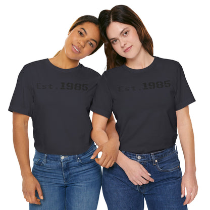 Est. 1985 Vintage Unisex Tee, Retro Birthday T-Shirt, Perfect Gift for 1980s Lovers, Casual Apparel, Timeless Style