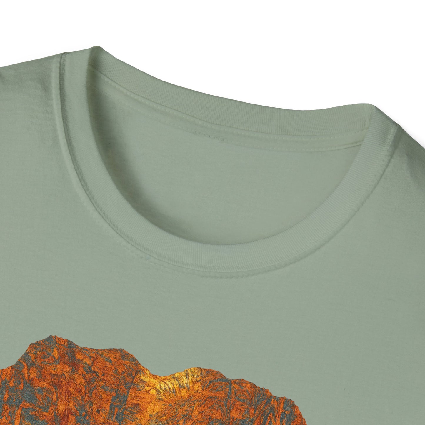 Nature-Inspired Unisex Softstyle T-Shirt, Outdoor Lover Gift, Casual Wear, Ideal for Hiking, Nature Trips, Unique Graphic Tee - TRV