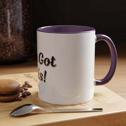 Inspirational Accent Coffee Mug - "You Got This!" - Perfect for Motivation & Gifts - TRV