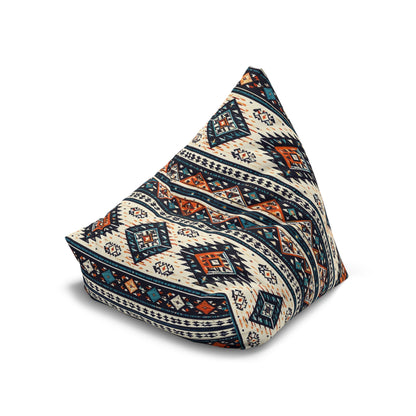 Southwestern Aztec Pattern Bean Bag Chair Cover | Tribal Geometric Boho