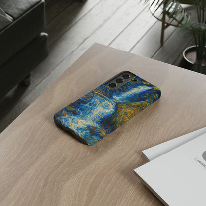 Artistic Phone Case - Waterfall Design, Unique Gift, Phone Accessory, Nature Lover, Original Artwork - TRV