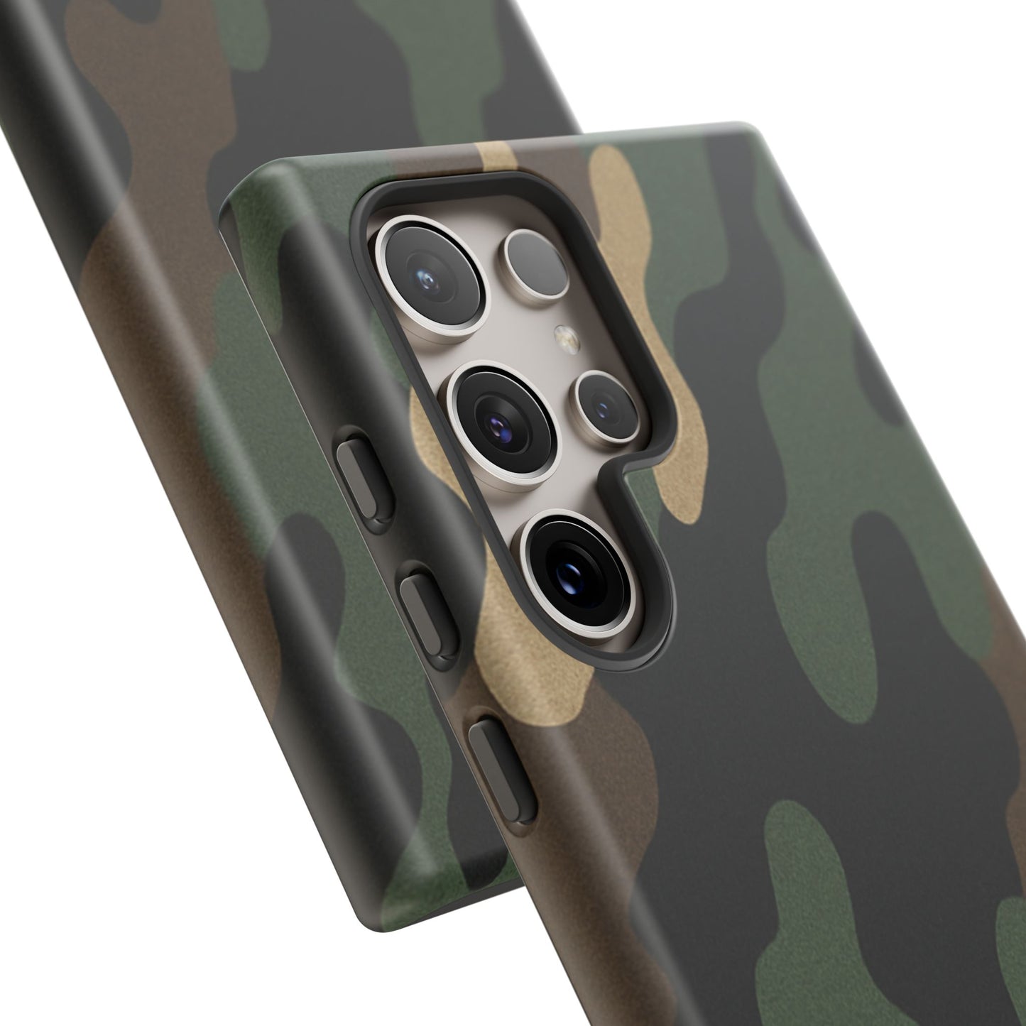 Camouflage Phone Case, Tough Phone Cover, Military Style Accessory, Protective Case for Men, Gifts for Soldiers - TRV
