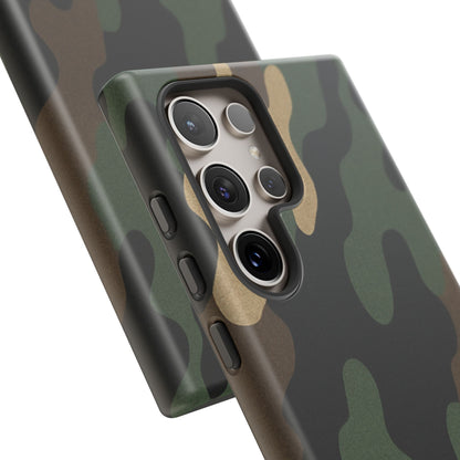 Camouflage Phone Case, Tough Phone Cover, Military Style Accessory, Protective Case for Men, Gifts for Soldiers - TRV
