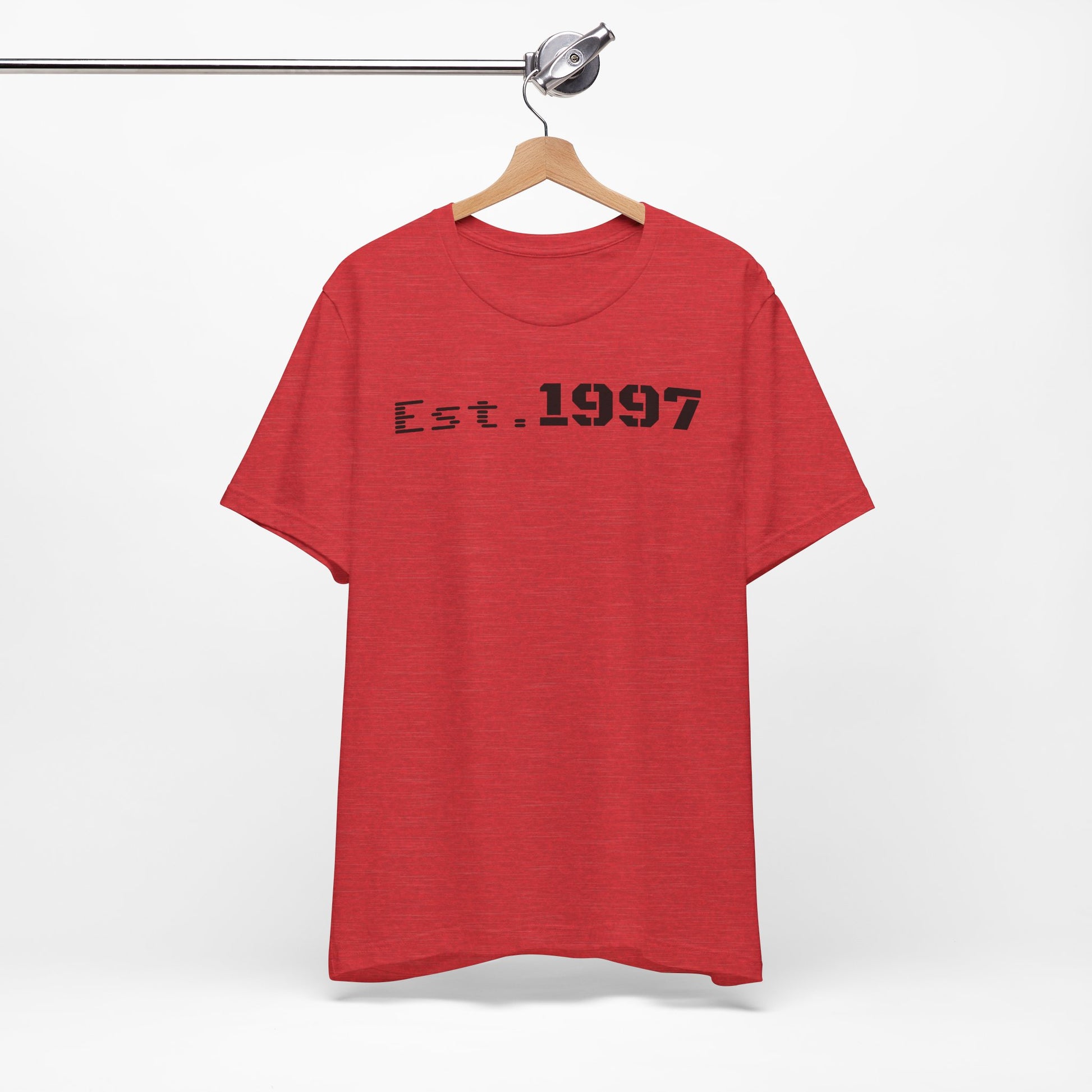 Vintage Est. 1997 Unisex Tee, Gift for Birthdays, Celebrations, Casual Wear, Retro Fashion, Cool Graphic T-Shirt - TRV