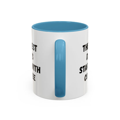 Inspirational Coffee Mug - The Best Days Start With Coffee - Gift for Coffee Lovers, Office Decor, Kitchenware, Birthday Gift, Motivational