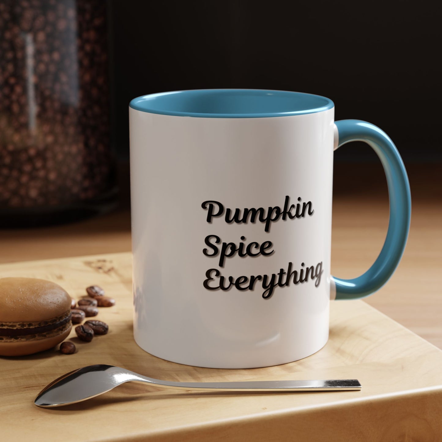 Pumpkin Spice Everything Accent Coffee Mug — Fall Seasonal 11/15oz