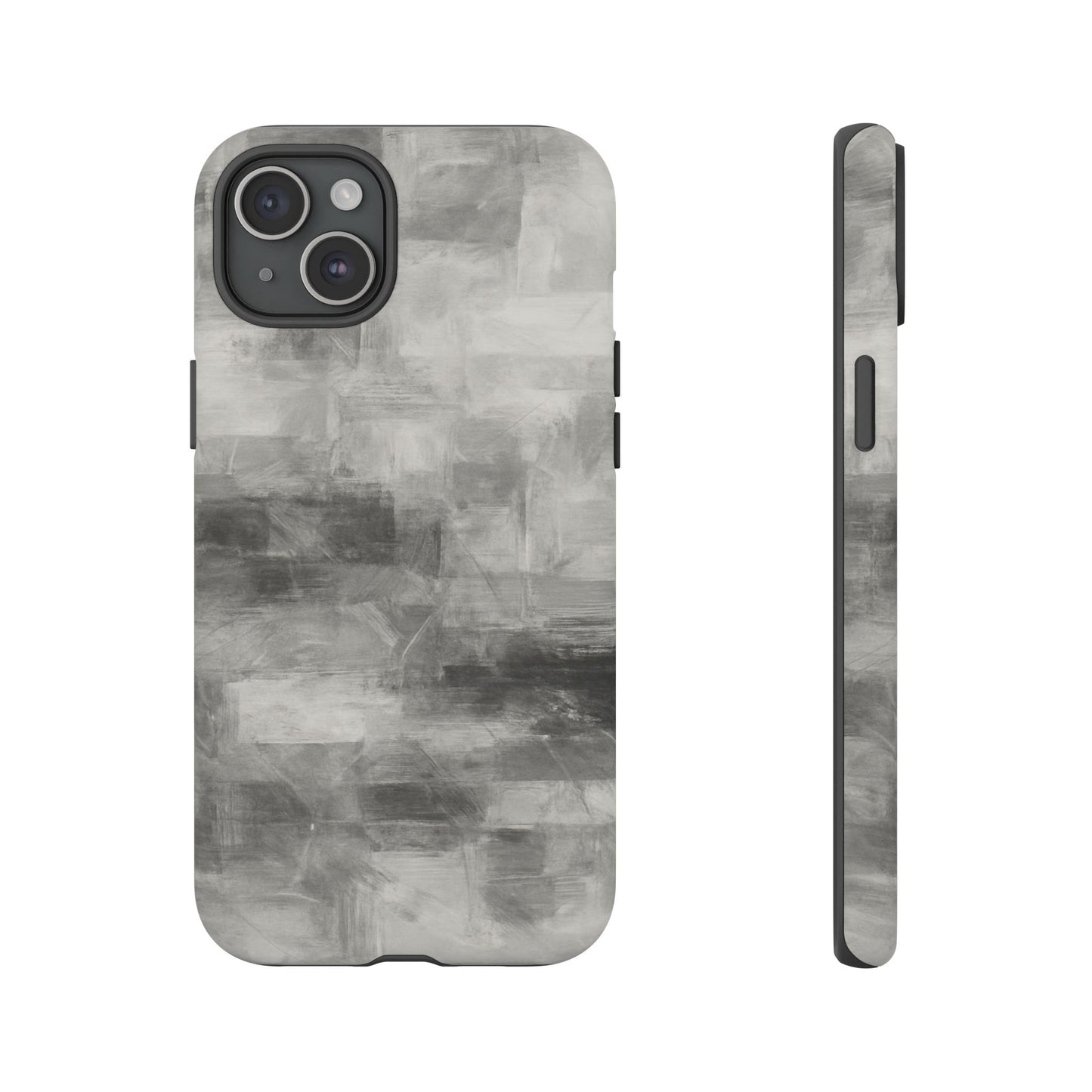 Stylish Phone Case for Tough Protection, Marble Grey Design, Customizable Gift for Her, Unisex Mobile Accessory, Birthday Present, [...] - TRV