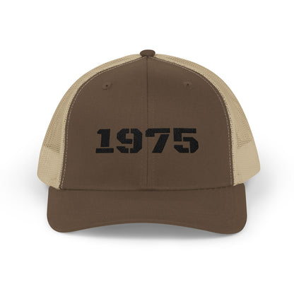 Vintage 1975 Snapback Trucker Cap - Classic Retro Style Hat for Dad - TRV