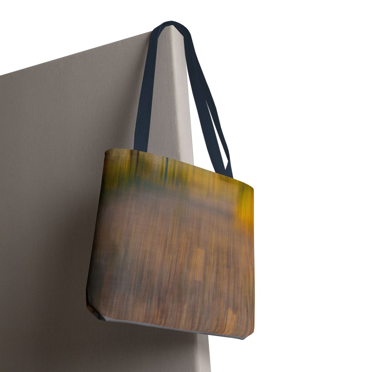 Abstract Art Tote Bag - Stylish and Eco-Friendly Diagonal Stripes for Everyday Use - TRV