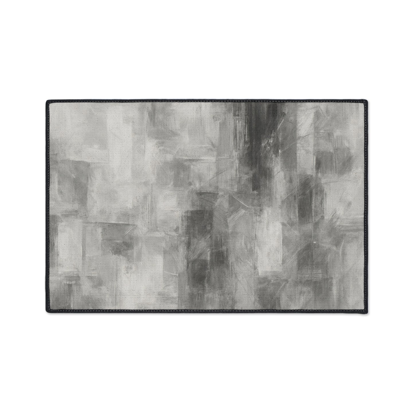 Stylish Heavy Duty Floor Mat with Modern Abstract Design, Home Decor, Kitchen Mat, Office Rug, Entryway Floor Covering, Durable Area Rug - TRV