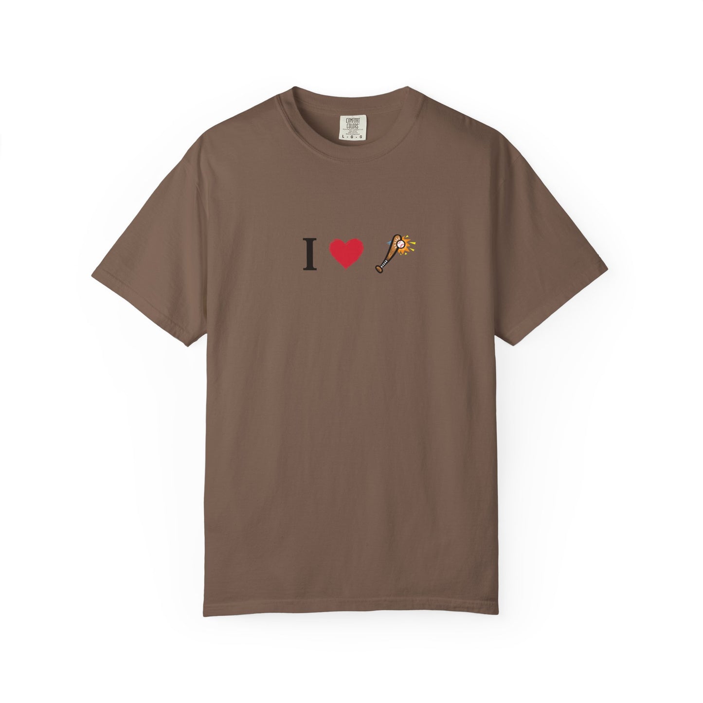 I Love Baseball  Unisex Tee, Gift for Couples, Cute Matching T-Shirts, Casual Everyday Wear, Anniversary Present, Love Shirt - TRV