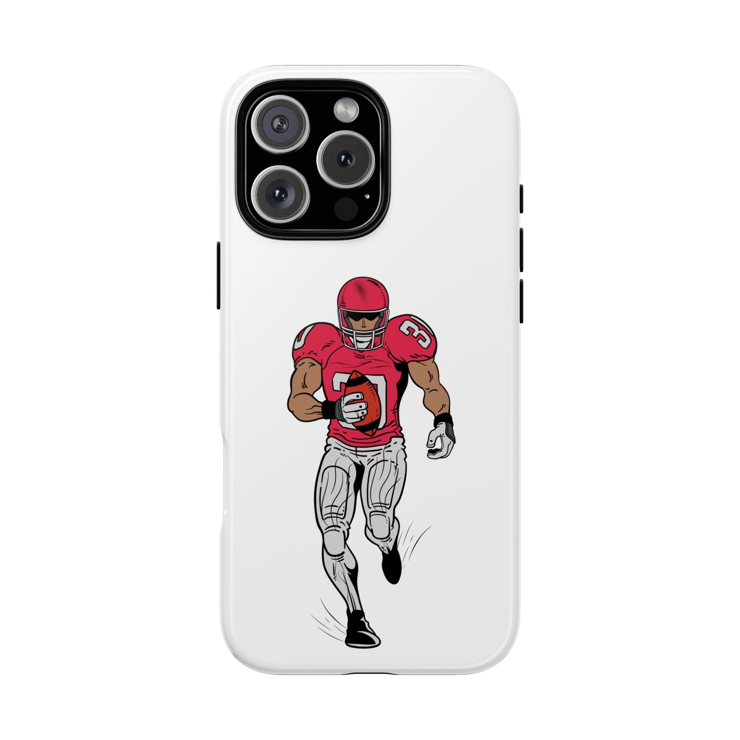 Football Player Tough Case, Sports Phone Cover, Athlete Gift, Tough Phone Case, Fall Sports, Football Lover's Accessory - TRV
