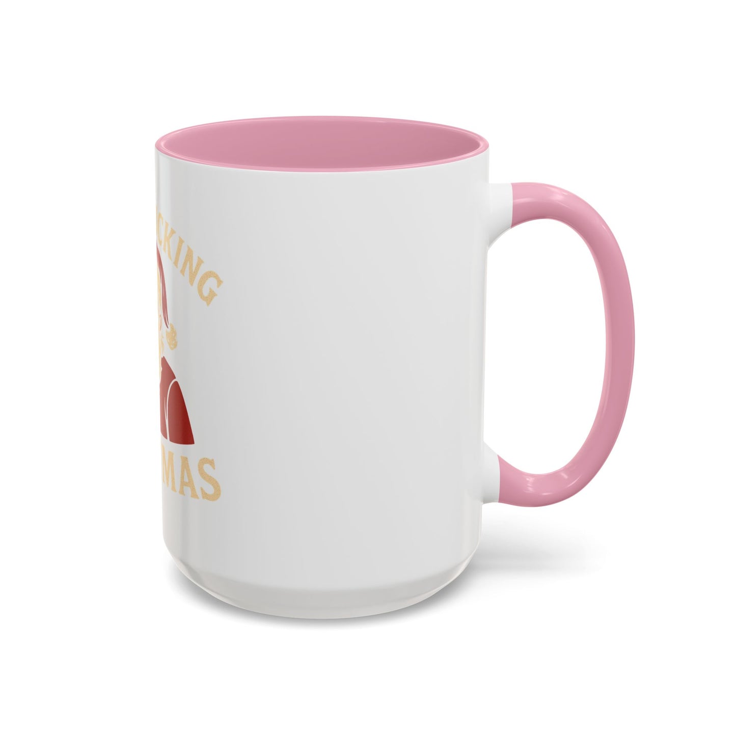 Irreverent Merry Christmas Mug — Funny Santa Middle Finger Coffee Cup (11oz & 15oz)