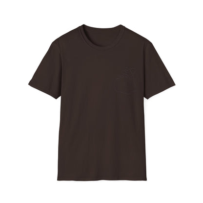 Trendy Unisex Softstyle T-Shirt with Love Hand Gesture Design