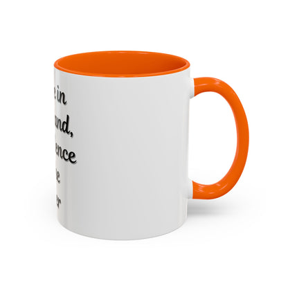 Inspirational Coffee Mug - "Coffee in One Hand, Confidence in the Other" - TRV