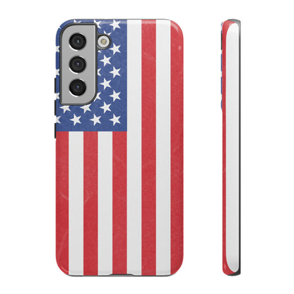 American Flag Phone Case - Patriotic Cell Cover, Tough Cases, USA Pride, Independence Day Gift, Veteran's Day, Phone Protection - TRV