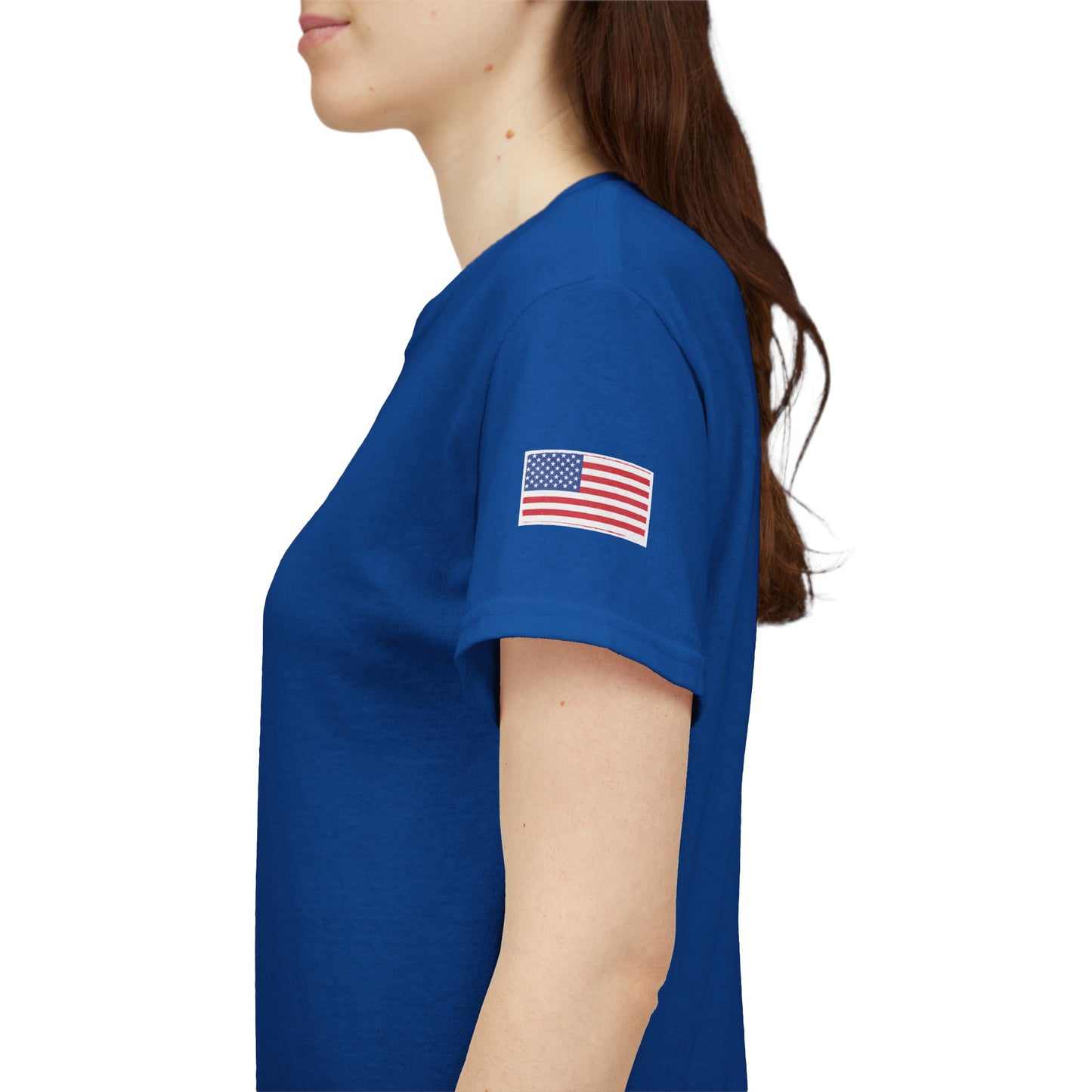 Freedom script tee | T-Shirt, American flag sleeve - TRV